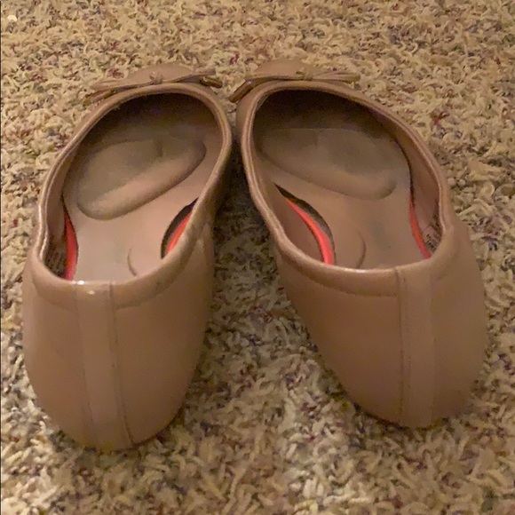 rockport tied ballet flat